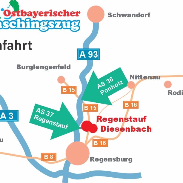 Anfahrt-Faschingszug- 2025